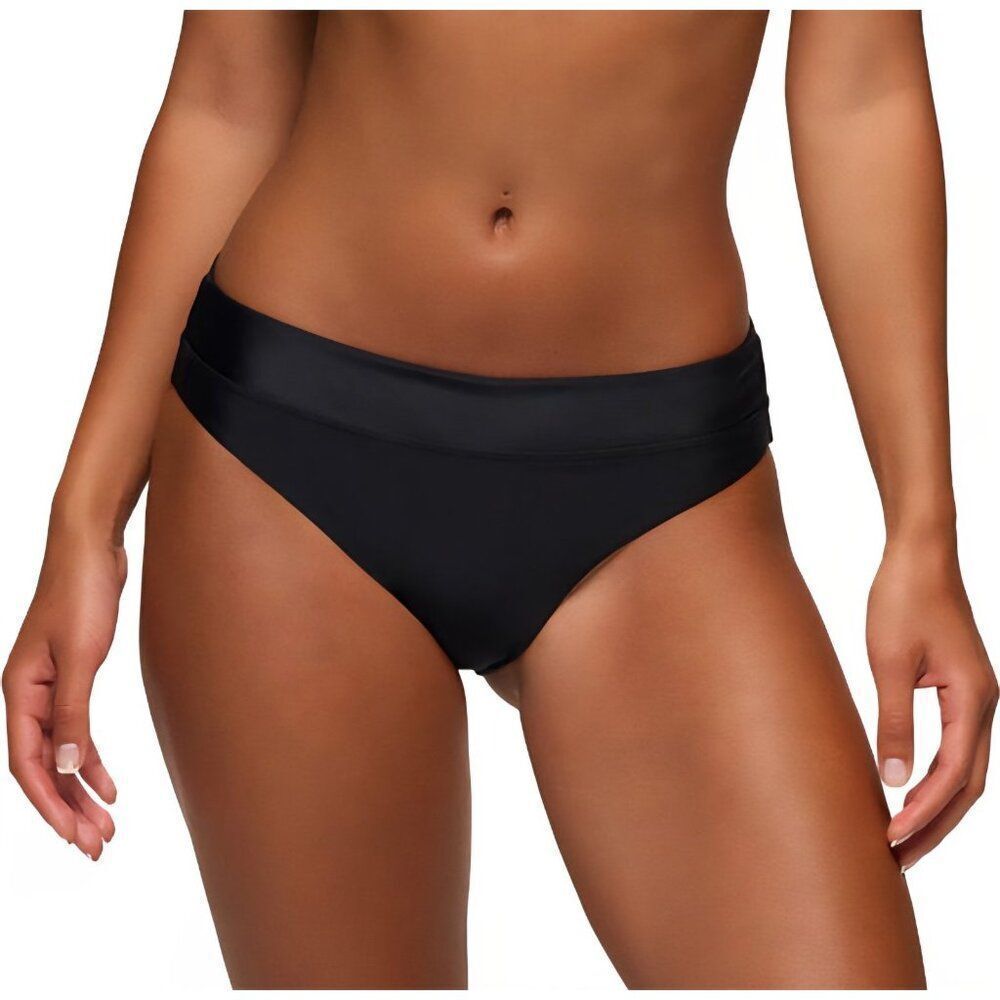 NWT prAna - XS, M - Summer Wave Black Bikini‎ Swim Bottoms Minimalist Basic